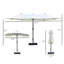 Parasol de patio extérieur avec base