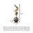 Modern Geometric Fiberglass Floor Ornament