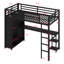 Système de lit mezzanine tout-en-un avec garde-robe, bureau et solutions de rangement intelligentes