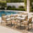 Durable 5-piece Wicker Outdoor Conversation Set