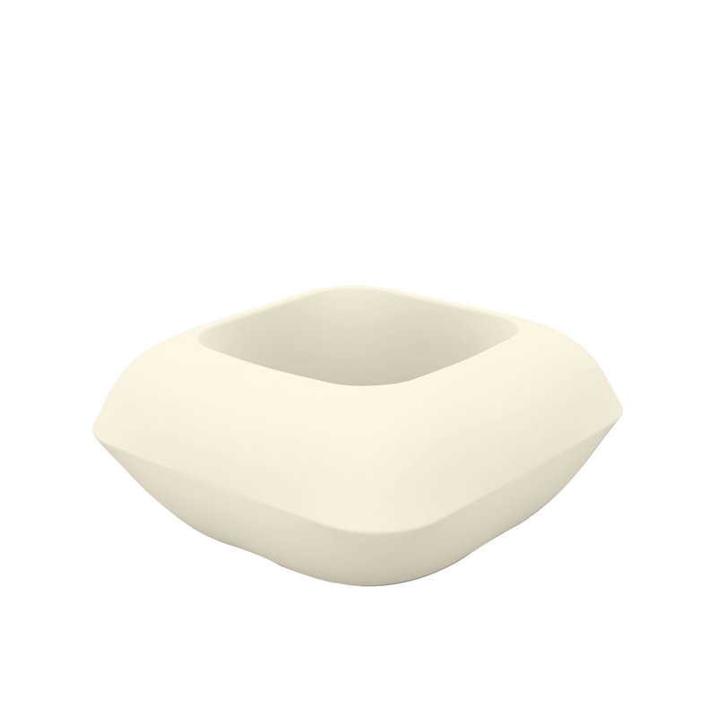 Pillow Resin Pot Planter, Ecru