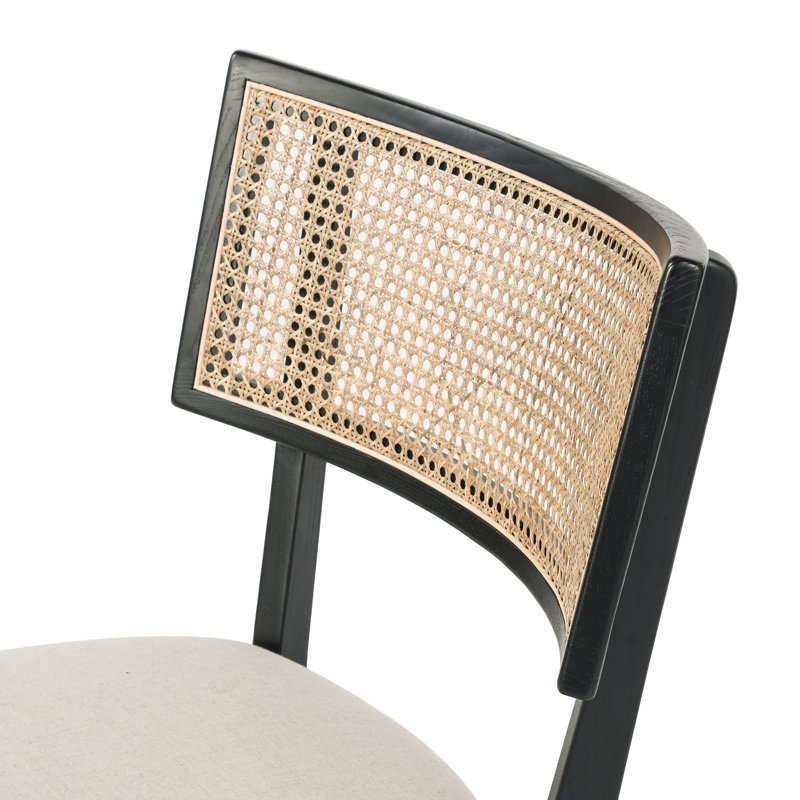Britt Side Chair, Brushed Ebony