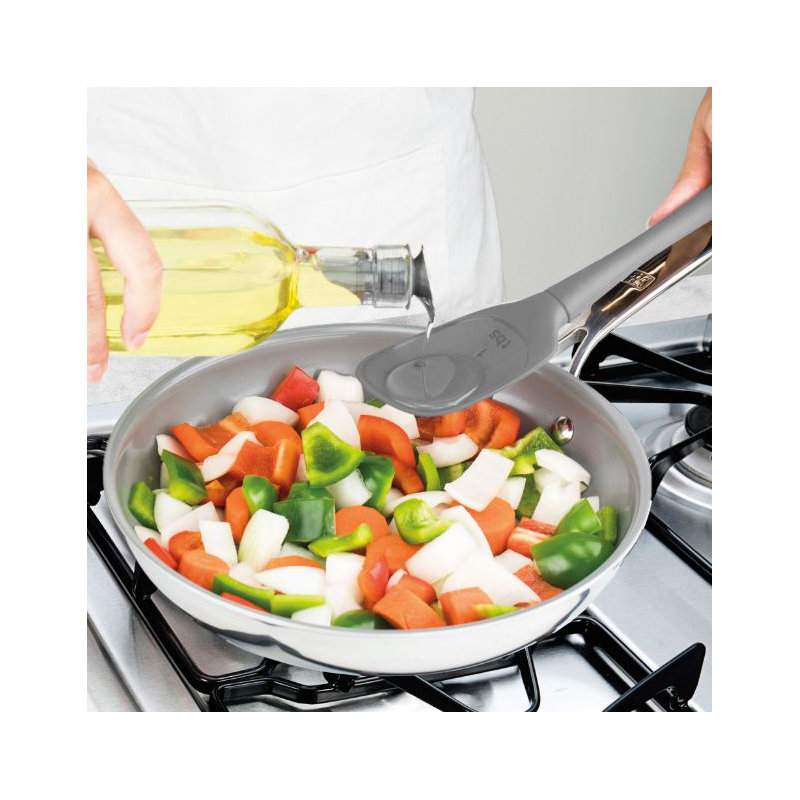 Flex-Core All Silicone Deep Spoon - Charcoal