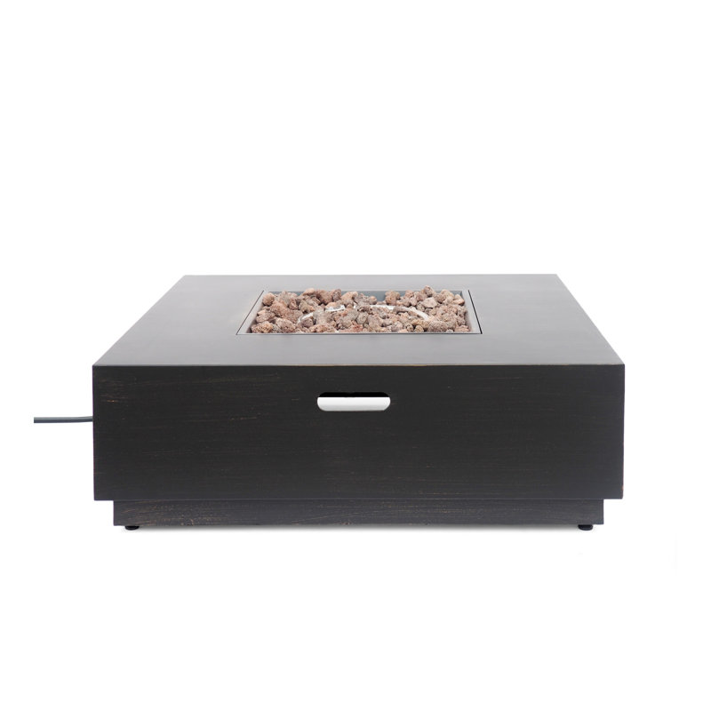 WELLINGTON 40” SQUARE FIRE PIT-50, Gray