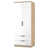 White Gloss/Bardolino Oak