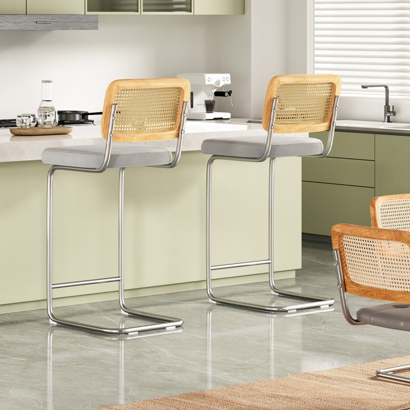 Tabourets de bar modernes et minimalistes, Gris