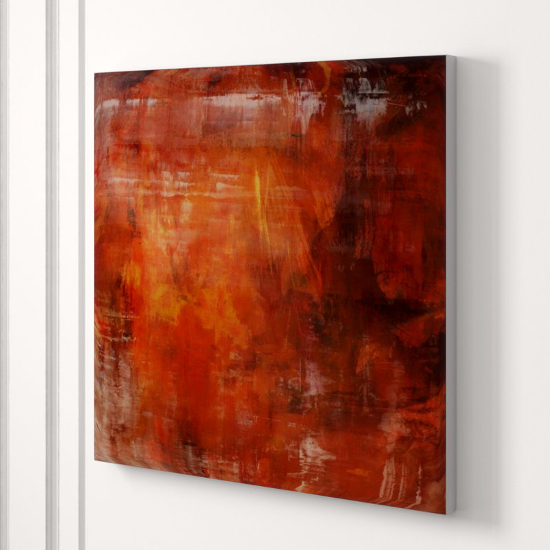 Dual Rhapsody II Print by Jean Kenna, 24" H x 24" W x 1.5" D, Plexi