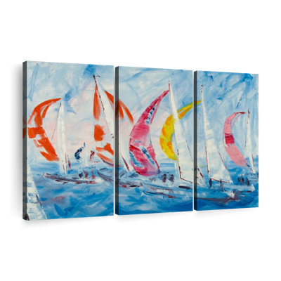 " Sailing " 3 - Pieces