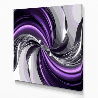 Gradient Abstract 70 Purple Canvas Wall Art