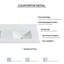 Jaen 61'' Stone Double Bathroom Vanity Top with Sink-91519897