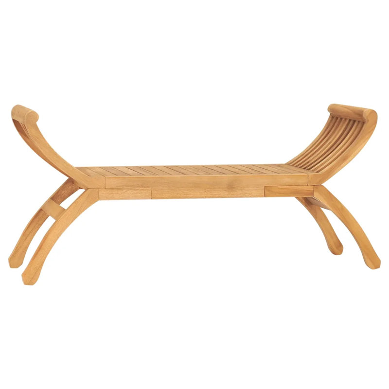 Elizabethville Garden Bench 126 cm Solid Teak Wood