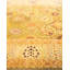 Tapis jaune / vert / ivoire noué à la main Trennen Mogul 6 pi 3 po x 9 pi 2 po