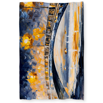 Bridge in the Moonlight - Romantic Duvet Cover for Home Decor
