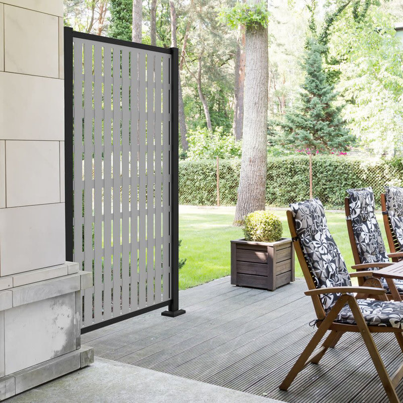 Matte Black Aluminum Decorative Screen Panel Frame Kit