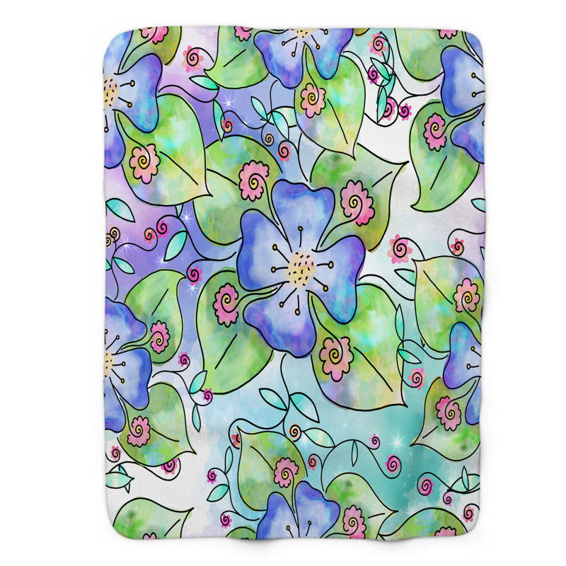 Machine Woven Throw Blanket, 50" W x 60" L