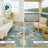 Machine Washable Indoor/Outdoor Chantille ACN2649 Botanical Rug-697883369-697883383