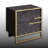 2 Drawers Metal Frame Nightstand