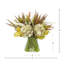 Arrangement d'automne avec bruyères et hortensias assortis