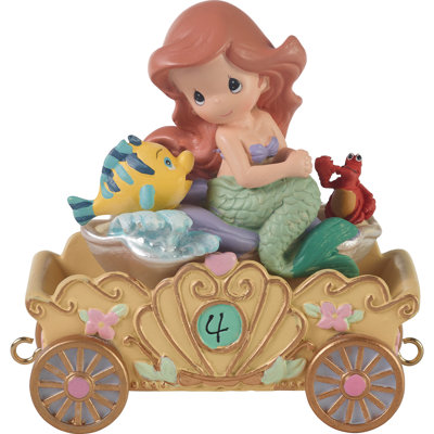 Figurine Precious Moments Disney Birthday Parade 4 ans La Petite Sirène 4,13 pouces