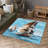 Soft Non-Woven Floral Printed Rug with Vibrant Hues for Stylish Floor Decor in Living Room Bedroom or Office Spaces-114328837