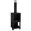 Square Terrace Heater with Wood Store-1381148527