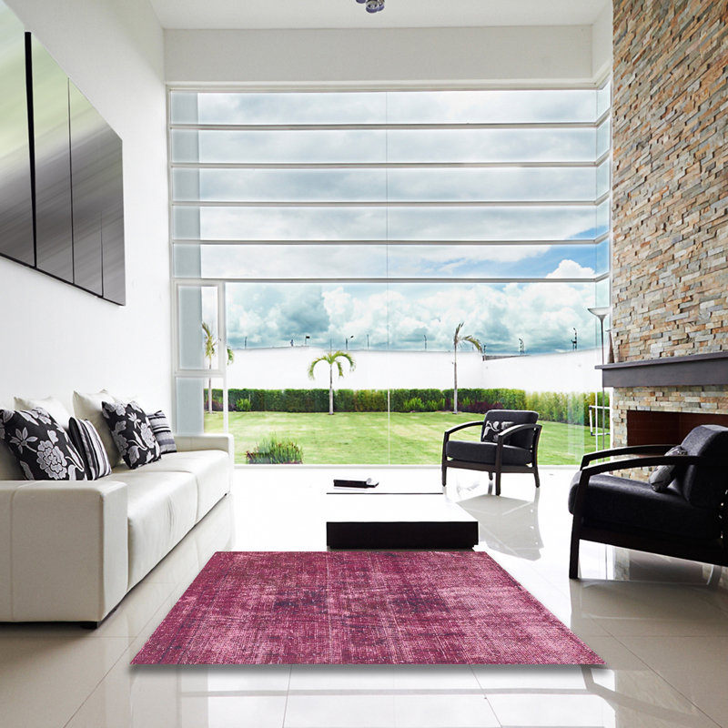Tapis abstrait moderne 904, Carré 3 pi