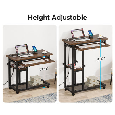 Granton Height Adjustable Computer Desk