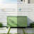 150 Gallon All-Weather Outdoor Deck Box with Wheels - Sturdy Aluminum Alloy Frame, Waterproof Moisture-Proof Mildew-Proof Storage Box for Yard, Basement. Green-113493800-124835871