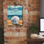  «Beach Umbrella 2» par Alonzo Saunders, art mural sur toile, 12 po x 16 po-2099888252