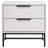2-Drawer Nightstand Bedside Table