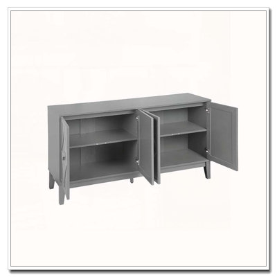 4 doors cabinet Vintage Storage Cabinet