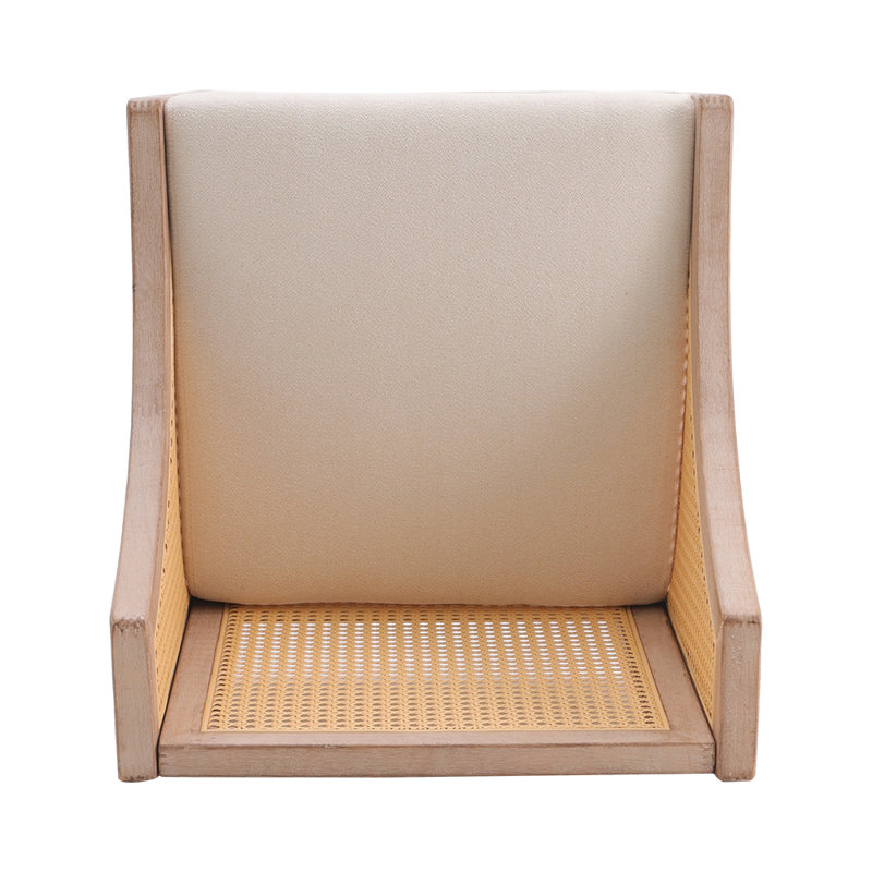 Anje Upholstered Bar Stool with Solid Wood Frame