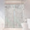 Portes en verre sans cadre pour douche 56 "x H 80"