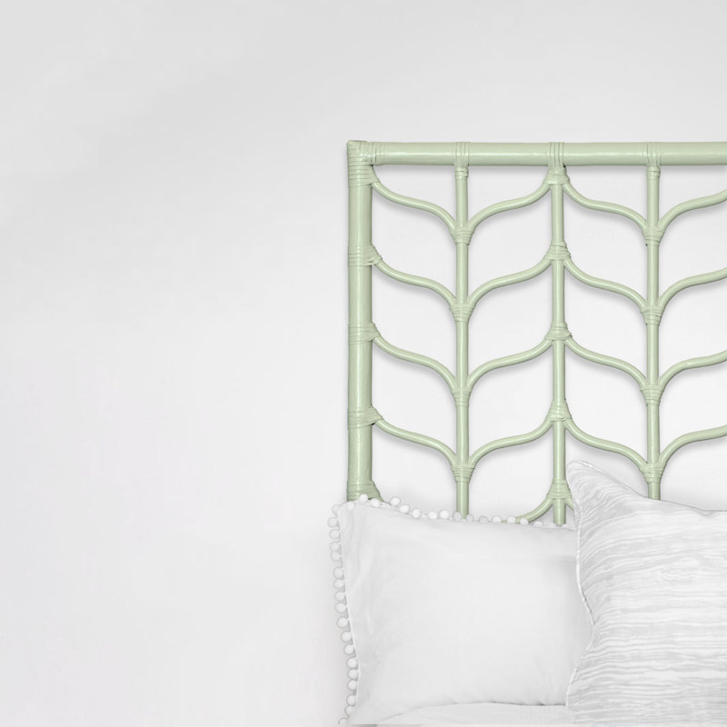 Ivy Open-Frame Headboard, Twin Extra Long, Celery Green