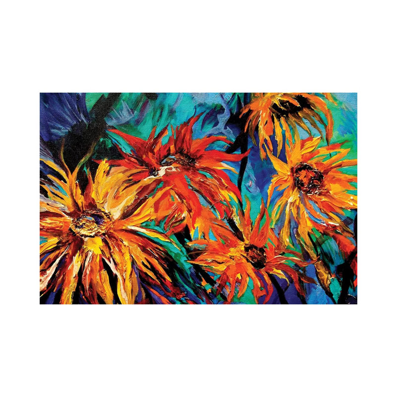 Sunflowers 1 Piece Wrapped Canvas Wall Art, 66.04 cm H x 45.72 cm W x 3.175 cm D