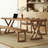 Light-walnut Rectangular Solid Wood desk-64014229
