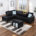 Black Faux Leather