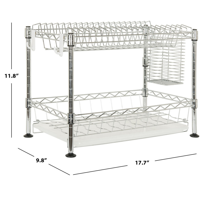 Égouttoir à vaisselle Darina, H 11,8 po x l 17,7 po x P 9,8 po