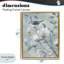 Oiseau bleu dans un cadre flottant arbre magnolia, design par Nan-1003210649-1003210653