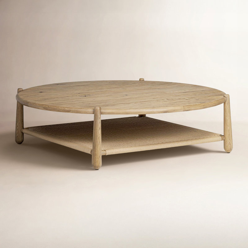 Salvador Coffee Table, Aged Smoked Oak Resawn