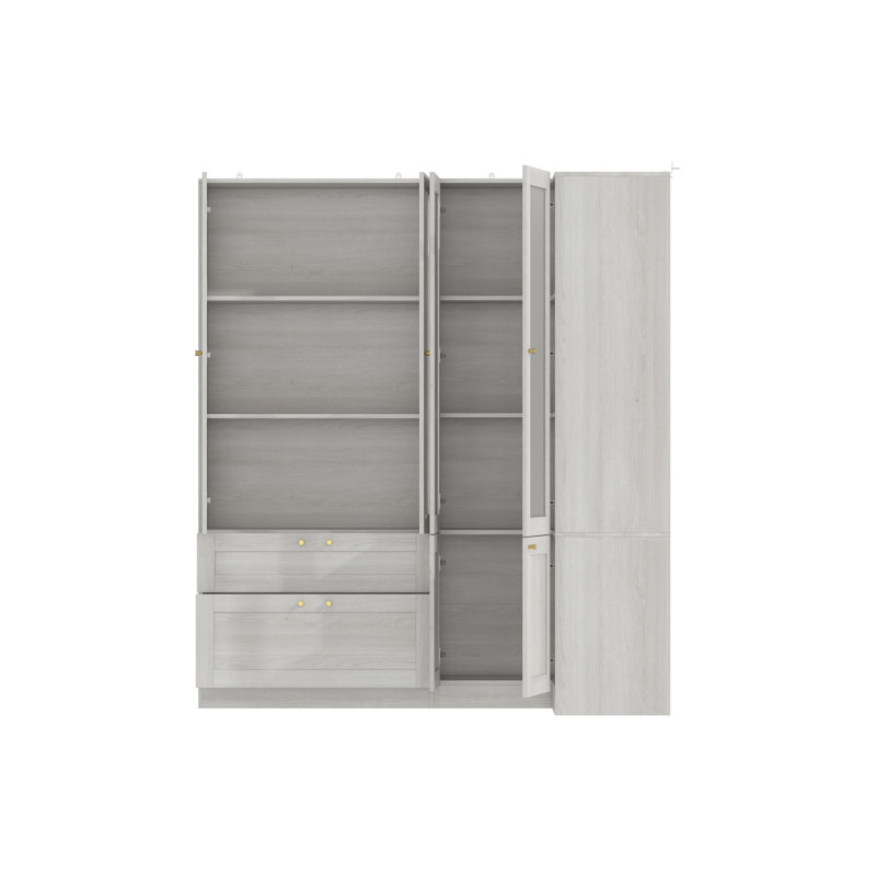 Grand garde-manger de coin 62,9 po