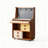 35.4-inch Solid Boxwood Mobile Pantry Cabinet