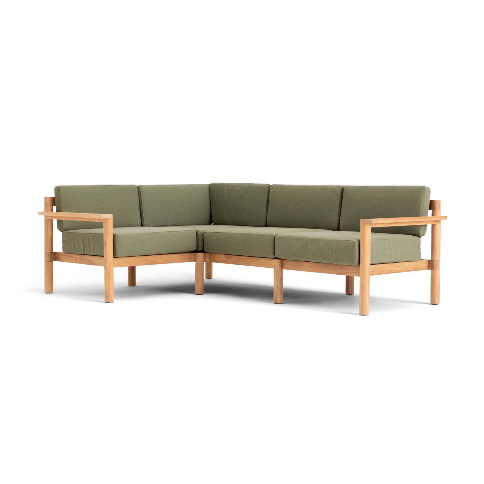 Haven 89" Sunbrella® Patio Sectional, Sunbrella Leaf