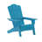 Ayleah Commercial All-Weather Adirondack Chairs with Cupholders-277921742