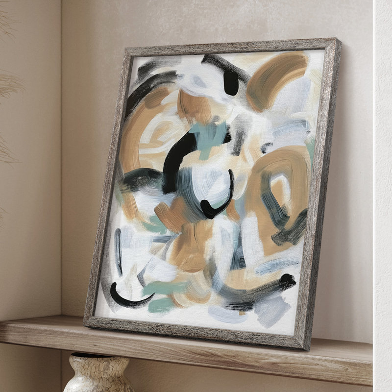 Reproduction encadrée ABSTRACT Series DCCXCV - bois massif, H 15 po x l 12 po