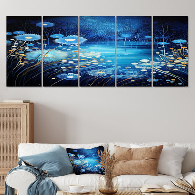 Junious - Dandelion Wall Art Canvas 5 Piece