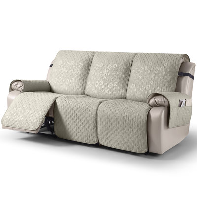 Housse pour canapé 100% imperméable à 3 places, housse de canapé avec poches latérales antidérapantes, housse de canapé pour enfant lavable à la machine