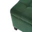 Banc rembourré avec rangement, repose-pieds, banc d'entrée, repose-pieds pour la chambre à coucher, vert rétro, 300 lb