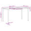 Patio Dining Set Table,