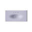 Iron/Impressions 43" Cast Iron One-Piece Surface and Integrated Lavatory with Single-Hole Faucet Drilling-129135350-129135351